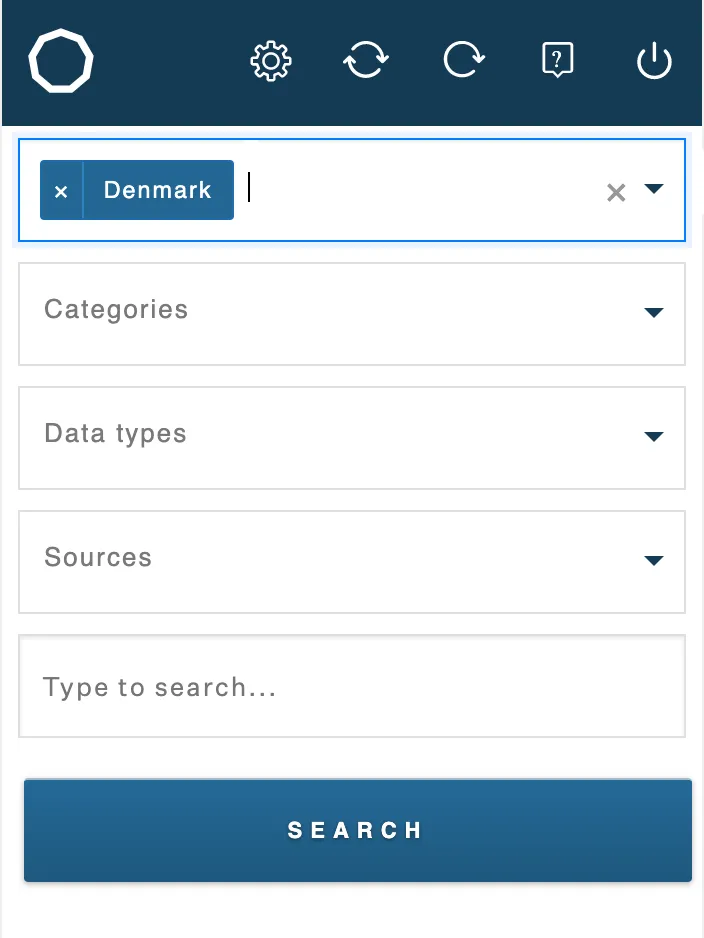 Option added to the search criteria