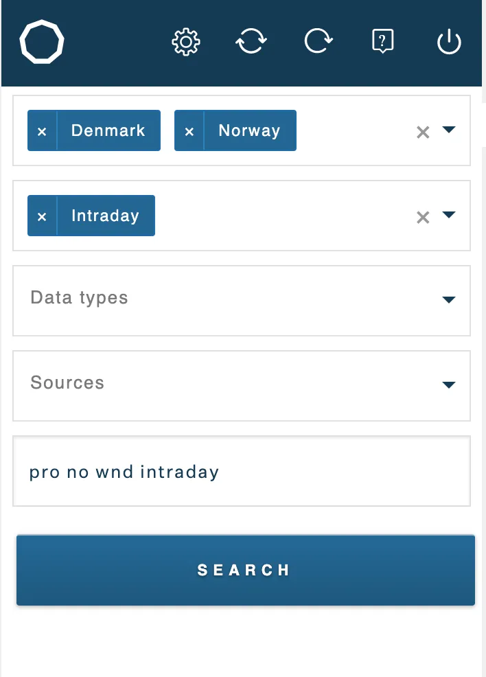Search field