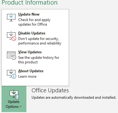 Update Now
